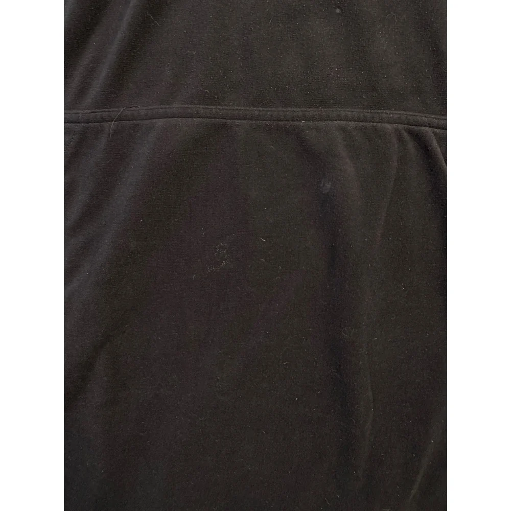 Vintage Adidas Originals Quarter‎ Zip Hoodie Blk Velour Trefoil Mens XL Pullover